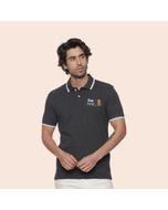 Allen Solly Polo T-shirt Men- Charcoal Grey